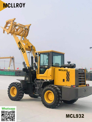 Wheeled Hydraulic Front End Loader Compact Articulated Frame