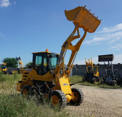 Compact Articulated Wheel Loader Laser Cutting Machine For Bumper Cab Steel Plate Cut