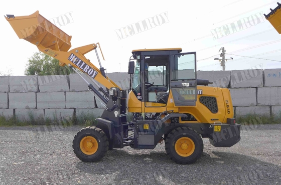 4 Wheel Drive Wheel Loader Machine Tire 20.5-16S 1.0m3 Bucket