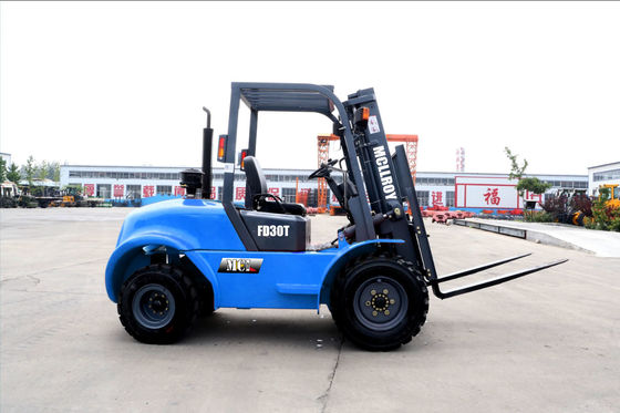 Advanced Control Panel Rough Terrain Forklift Truck Max. Lifting Speed(Full Loading) 600 Mm/S