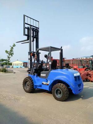 Advanced Control Panel Rough Terrain Forklift Truck Max. Lifting Speed(Full Loading) 600 Mm/S