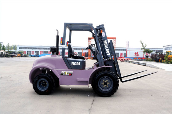 Precise navigation Diesel Off-road  Forklift Truck Rate Power 36.8/35.3/35.4 KW
