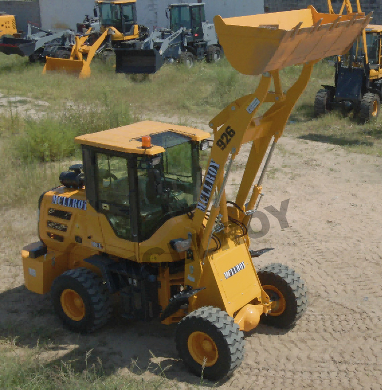 Transmission Mechanical Transmission(3F+2R) Compact Wheel Loader, Isuzu Axle Compact Loading Shovel  Loader