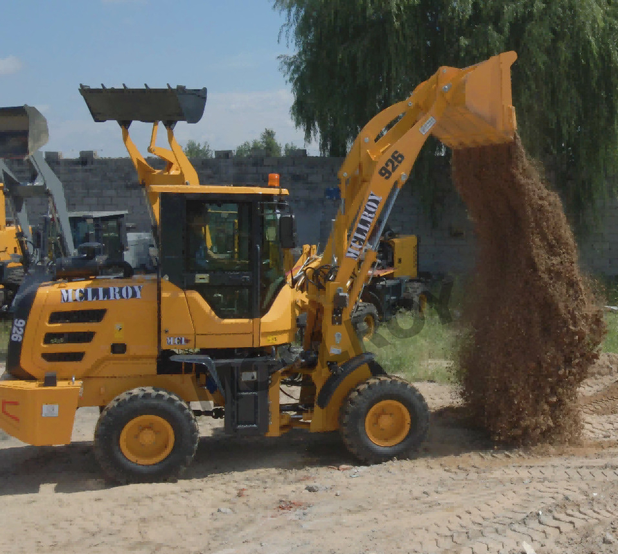 Front Construction Disc Brake Wheel Loader Equipment 3340 Kg Operating Weight