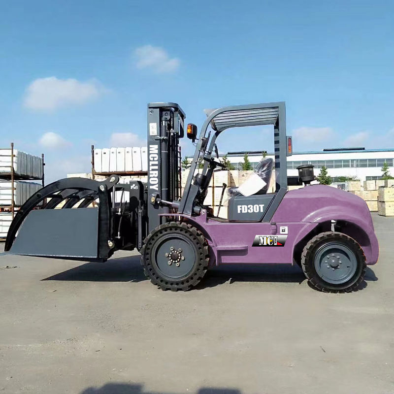 Precise navigation Diesel Off-road  Forklift Truck Rate Power 36.8/35.3/35.4 KW