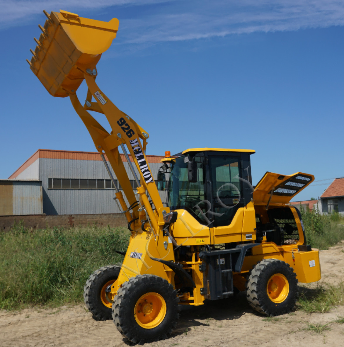 Articulated 1.5 Ton Wheel Loader Cycle Time 7 Seconds Yunnei Engine