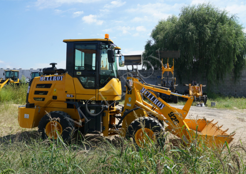 Compact Articulated Wheel Loader Laser Cutting Machine For Bumper Cab Steel Plate Cut