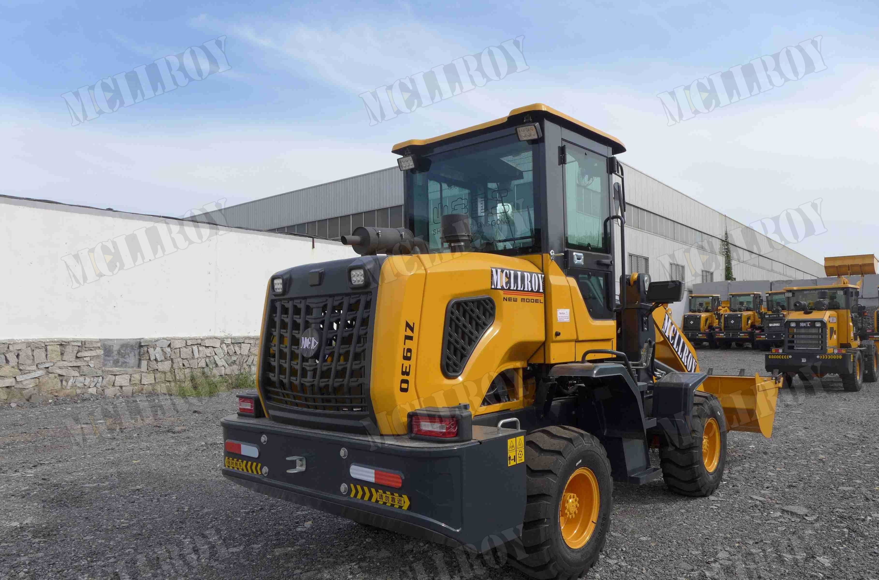 Mine Front End Wheel Loader Machine In Moving Materials