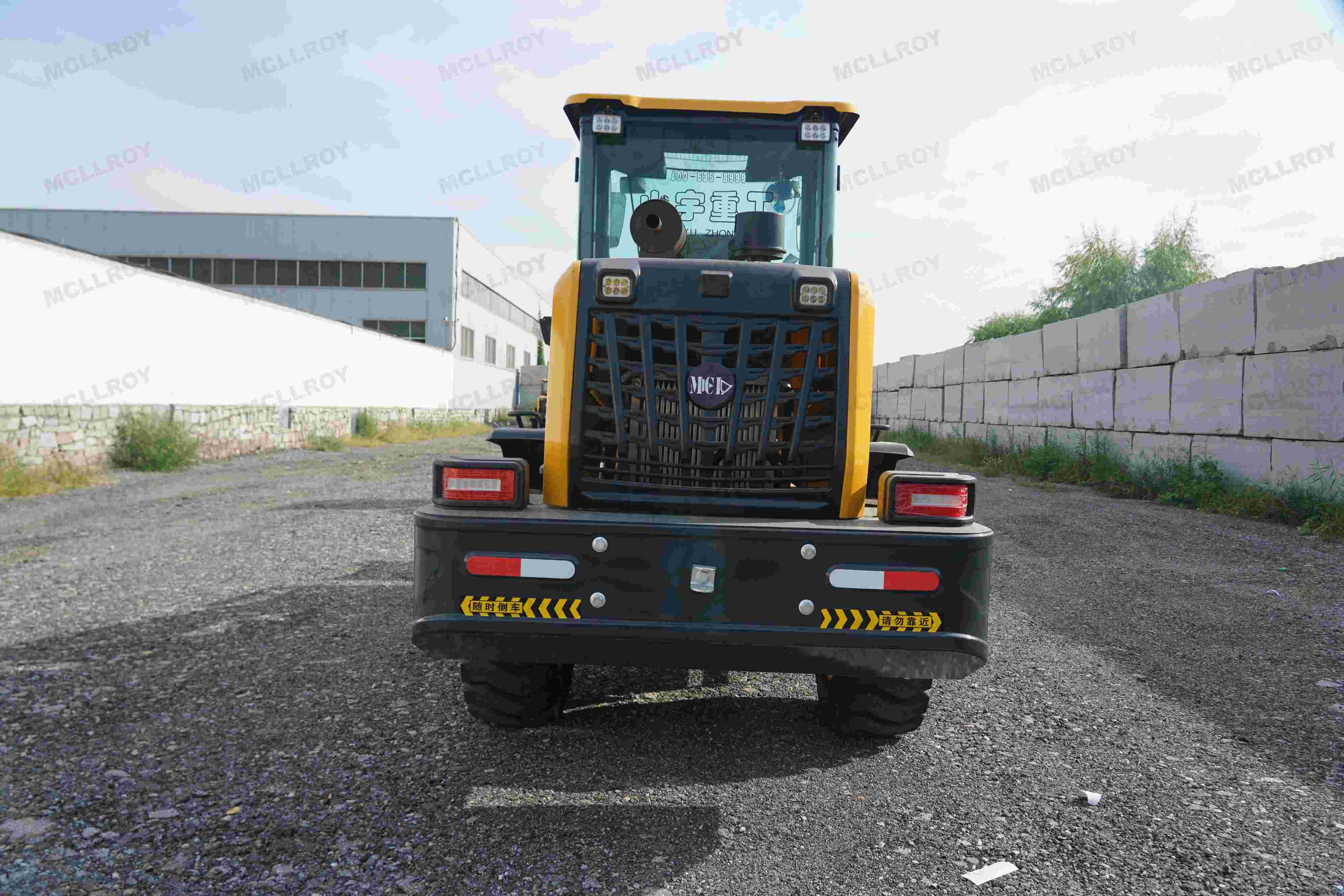 Heavy 81 KW Mini Articulated Wheel Loader Equipment Cvt 280 Torque Converter Gearbox
