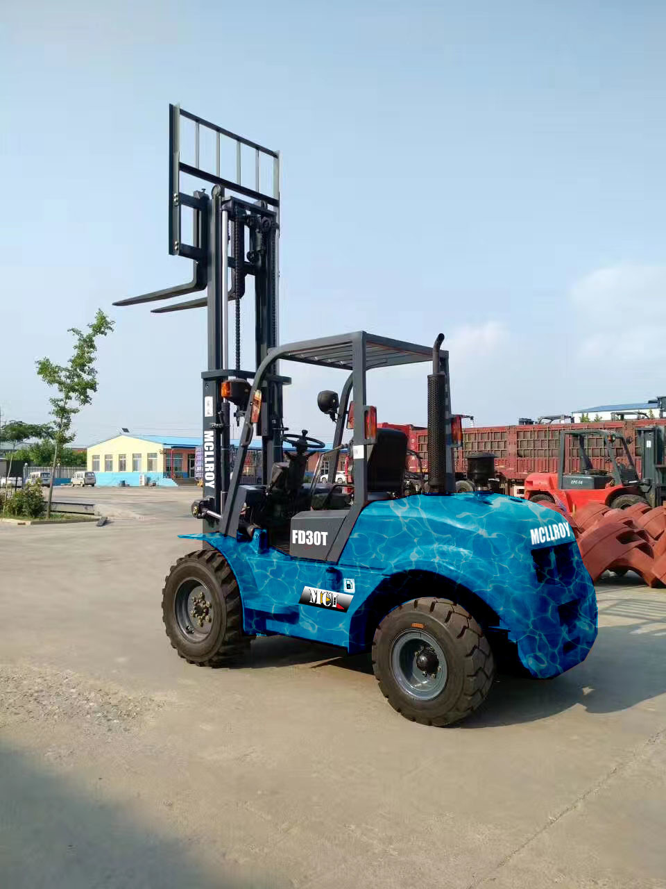 Ergonomic All-terrain Forklift Truck For Improves Inventory Accuracy And Stock Visibility