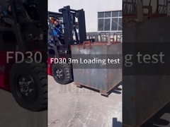 MCLLROY FD30フォークリフトの横転と負荷試験